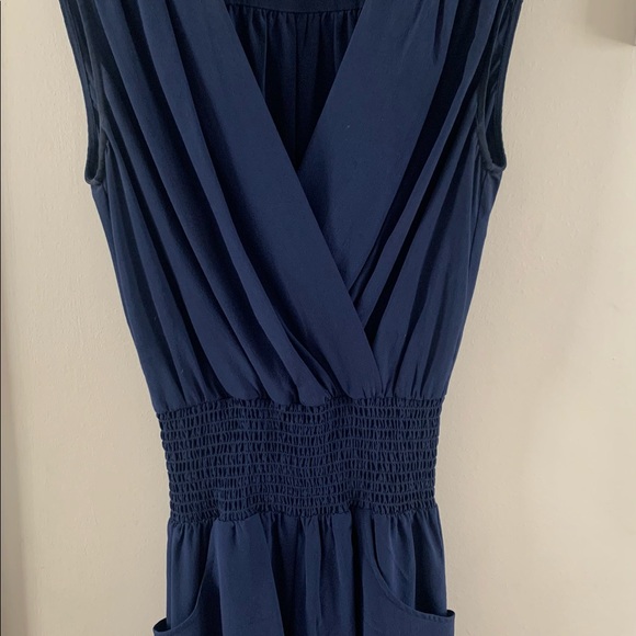 Twelfth Street by Cynthia Vincent Navy Romper - Picture 4 of 4